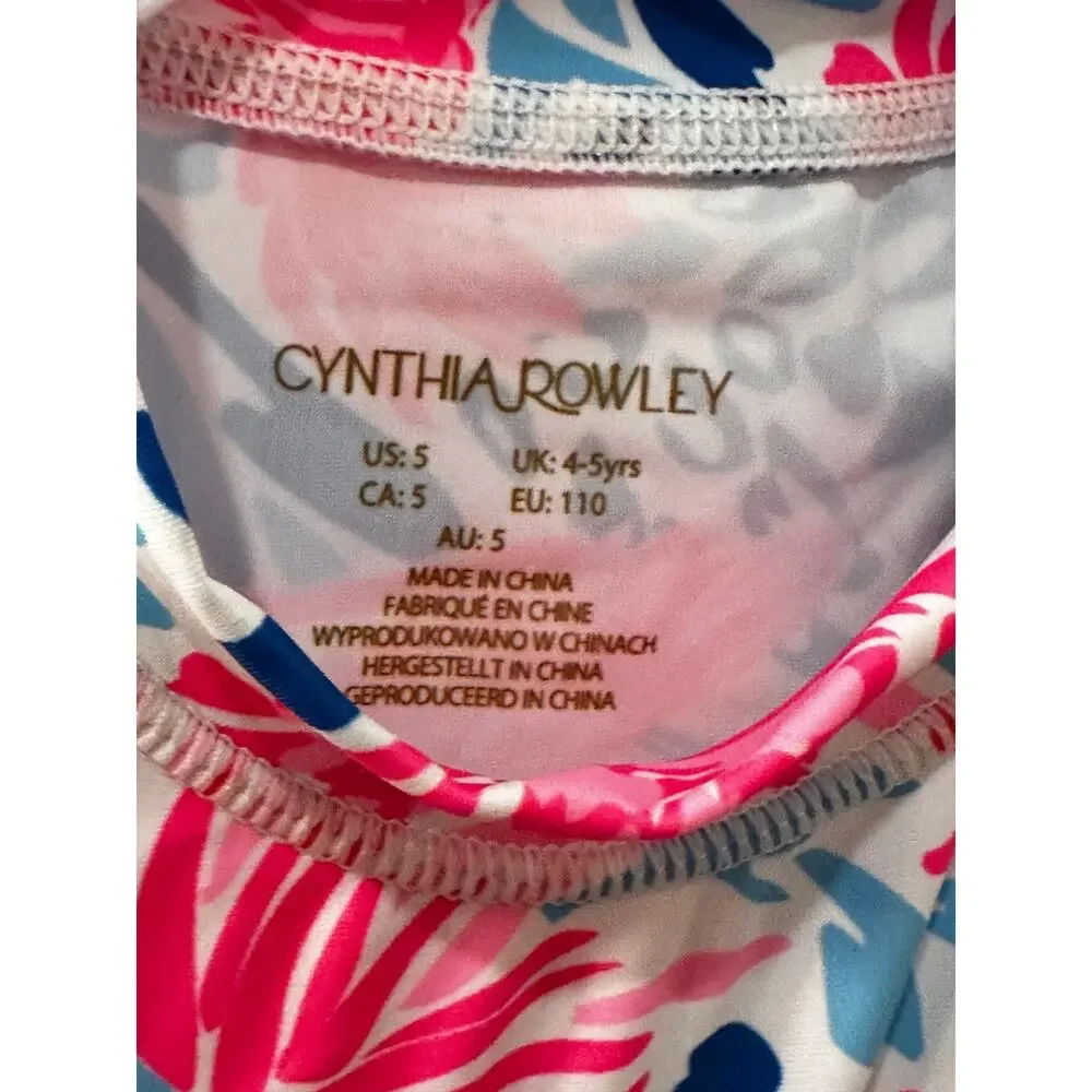Cynthia Rowley 3-piece Flamingo Swimsuit